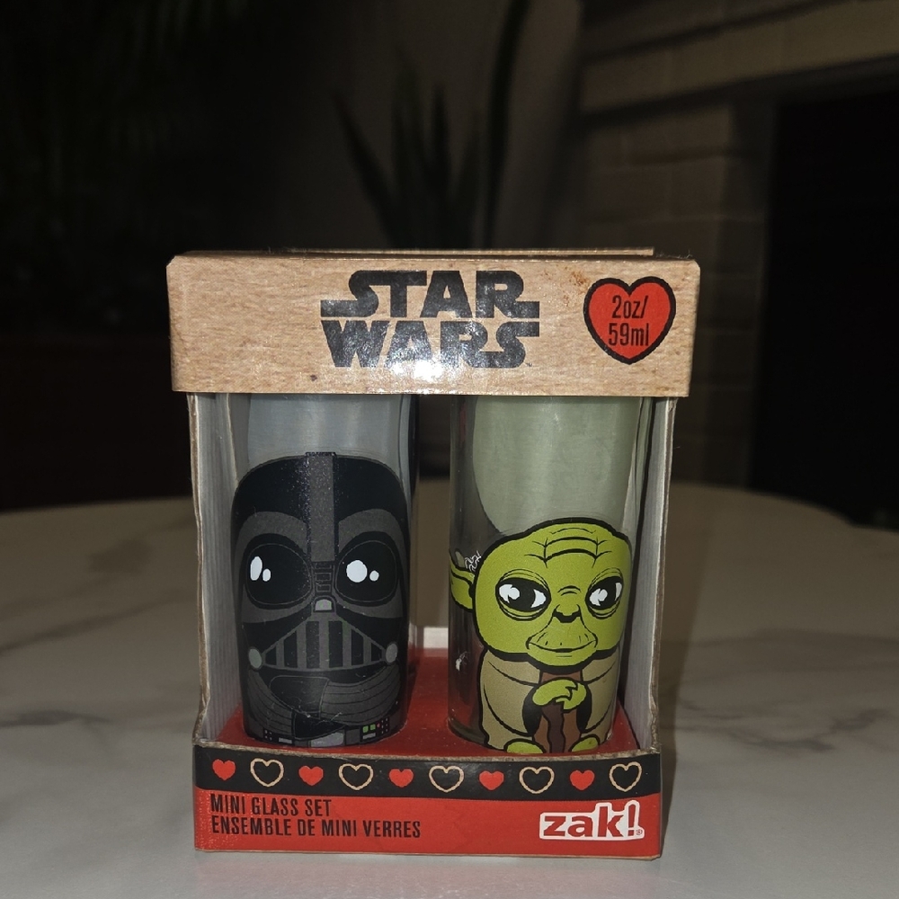 Star Wars Mini Glass Set - Black and Green